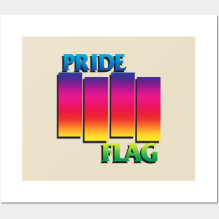 Pride flag Posters and Art